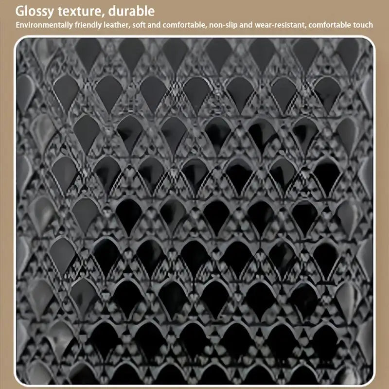 Car Shift Handle Cover Leather Non-slip Wear-resistant Car Automatic Gear Sheath Car Decoration