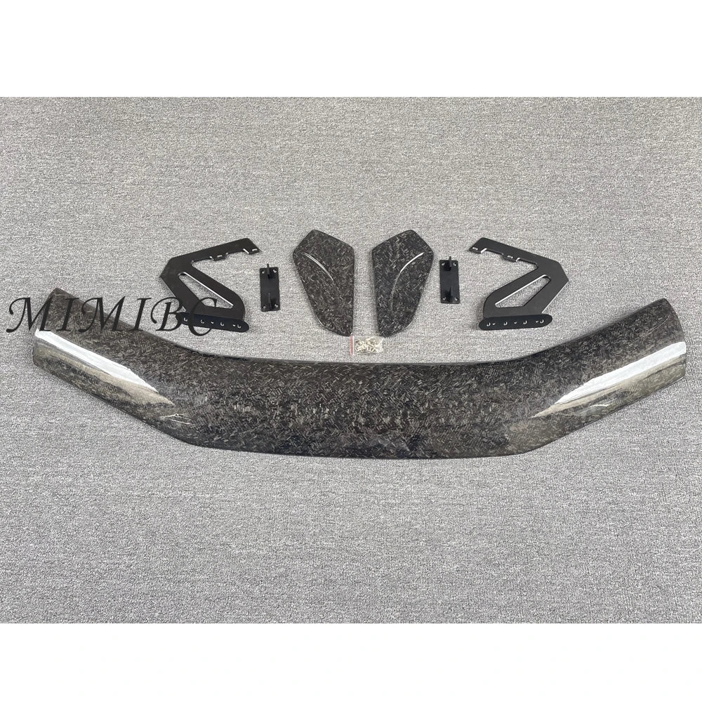 FOR Porsche Cayman 718 981 Boxster GT4 RS Style Car External Decoration Rear Trunk Wing Carbon Fiber Rear Spoiler Tail Wings