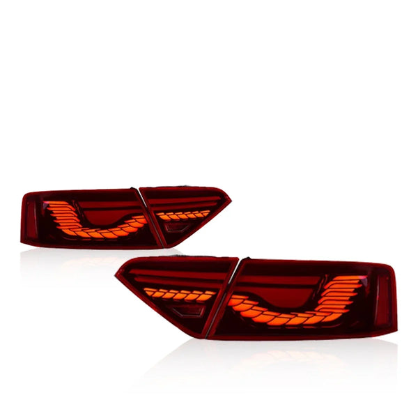 TYPY Car For Audi A5 RGB Taillights 2008-2016 Upgrade Modified to New DRL Dynamic Turn Signal LED Taillight Auto Accessories