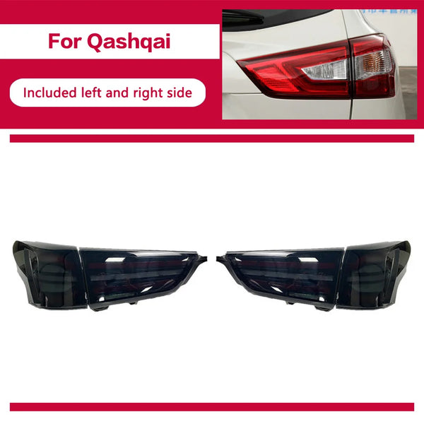AKD Taillights For Nissan Qashqai 2016-2022 Start Up Animation Brake Reverse Light Rear Lamp Assembly Car Accessories