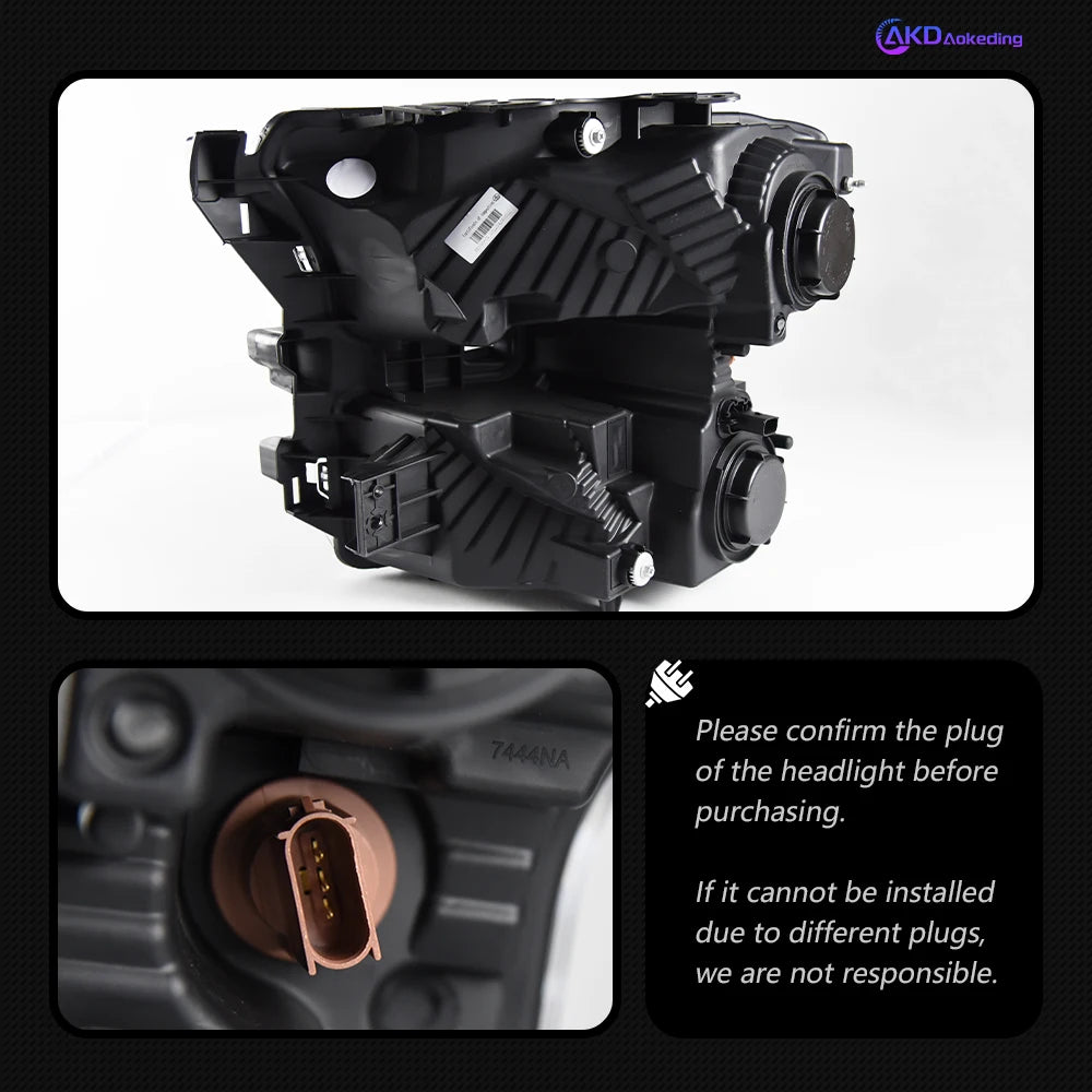 AKD Head Lamp for Ford Raptor F-150 F150 LED Headlight 2015-2020 Headlights DRL Turn Signal High Beam Angel Eye Projector Lens