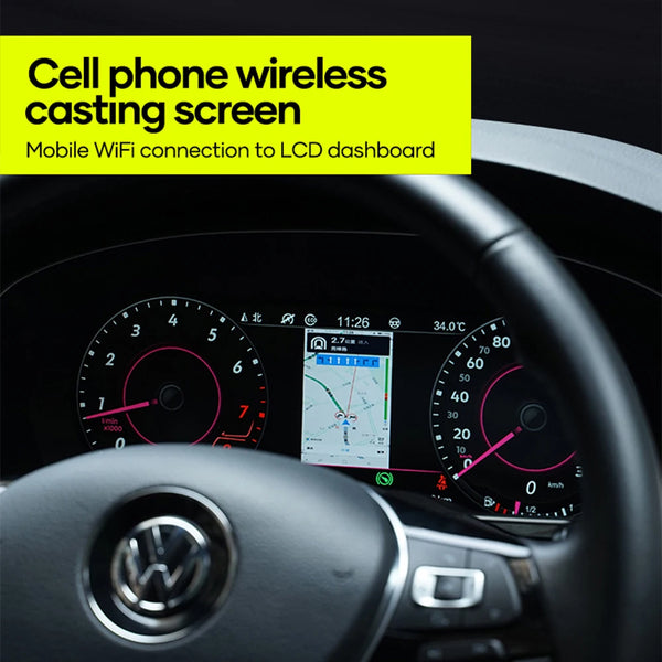 12.3‘’ LCD Digital Dashboard Cluster For Volkswagen Tiguan 2009-2017 Years tablero Auto Radio Instrument Panel Cockpit