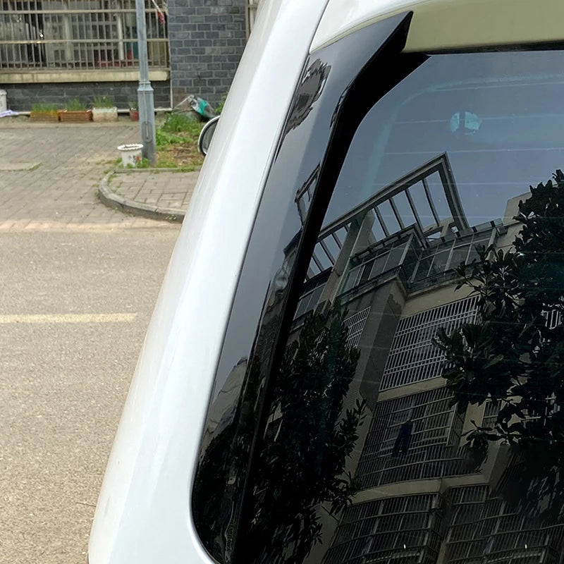 Gloss Black Car Rear Window Side Spoiler Diffuser Splitters Cover Canards Splitter Stickers For Volkswagen VW Sharan 2011-2020