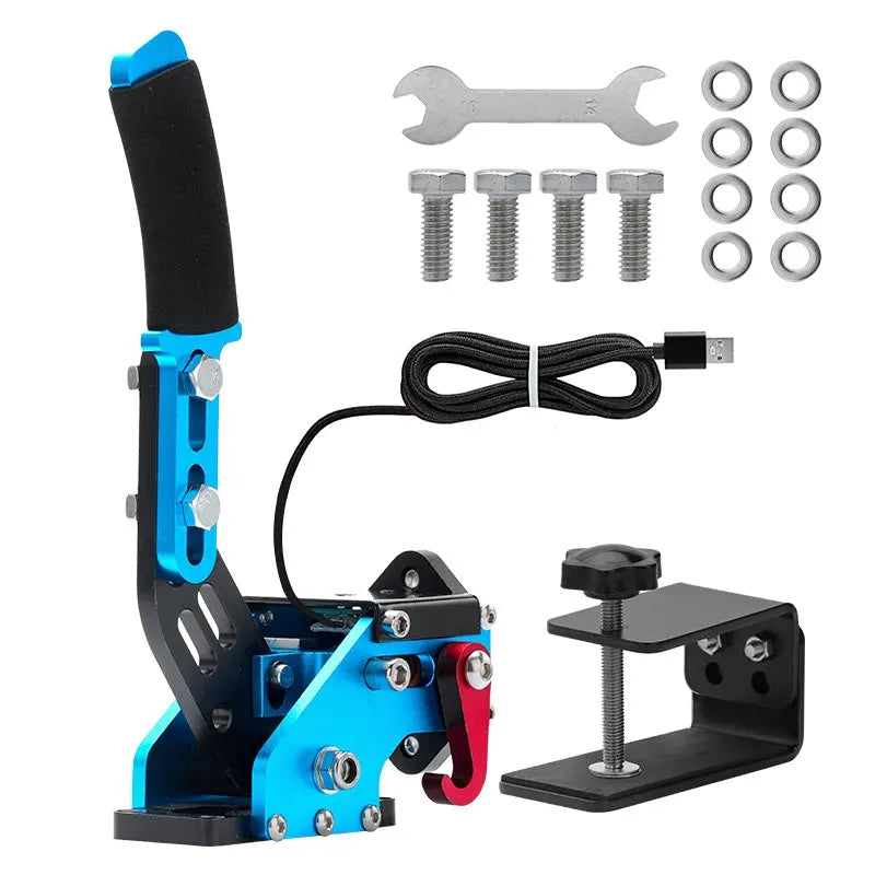 Usb Simracing Hand Brake Pc Mechanical Drift Handbrake for Game Steering Wheel Sim Racing Handbrake Cockpit Usb El Brakes Lever