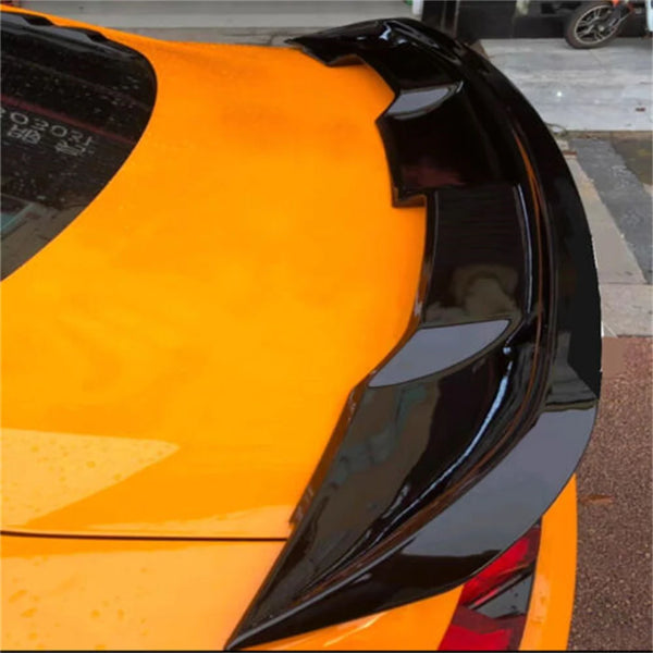 Rear Spoiler For Ford Mustang 2015-2023 Accessories Coupe Glossy Black/Carbon GT Style Trunk Wing ABS Car Exterior Parts HOT