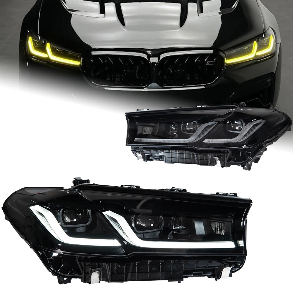 AKD Car Lights for BMW G30 LED Headlight Projector Lens 2017-2020 5 Series 530i 525i Head Lamp Front DRL Signal Auto Accessories