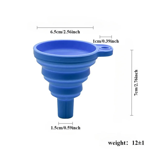 1 Foldable Funnel, Foldable Portable Funnel Suitable for Fuel Funnel, Beer Oil, Kitchen Accessory Tools
