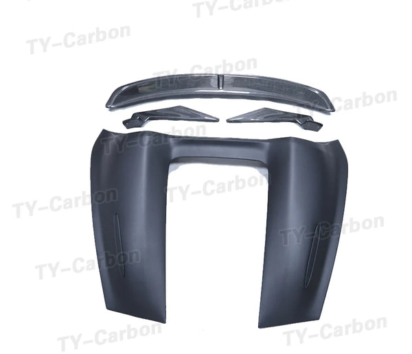 Real Carbon Fiber Car Rear Trunk Wing Spoiler for Porsche Boxster 718 2017-2021 Coupe Car Rear Wing GT Spoiler FRP Boot Lid