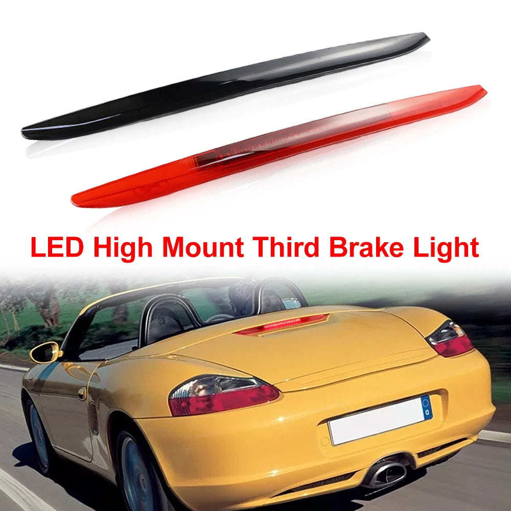 For 1996-2004  Boxster 986 Smoked RED LED Third Brake Light High Mount Stop Lamp OEM:98663105000