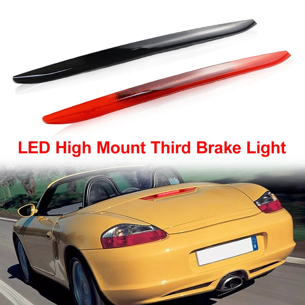 For 1996-2004  Boxster 986 Smoked RED LED Third Brake Light High Mount Stop Lamp OEM:98663105000