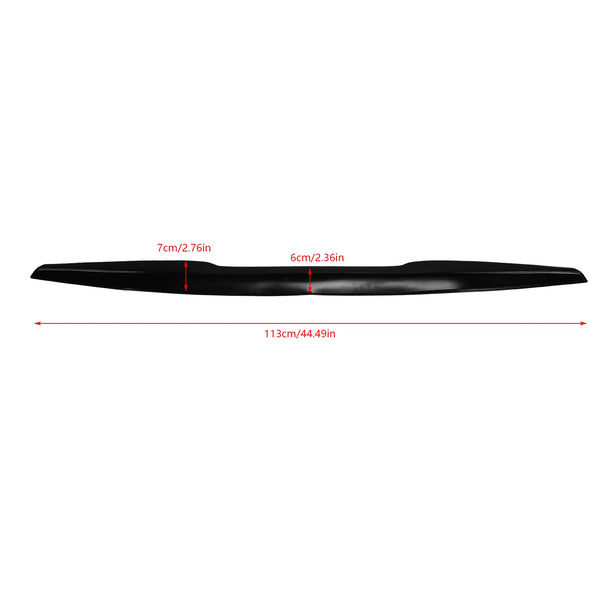 113cm*7cm Rear Roof Trunk Spoiler Lip Tail Wing Rubber Glossy Black Anti UV for Car High Gloss Anti-ultraviolet Varnish