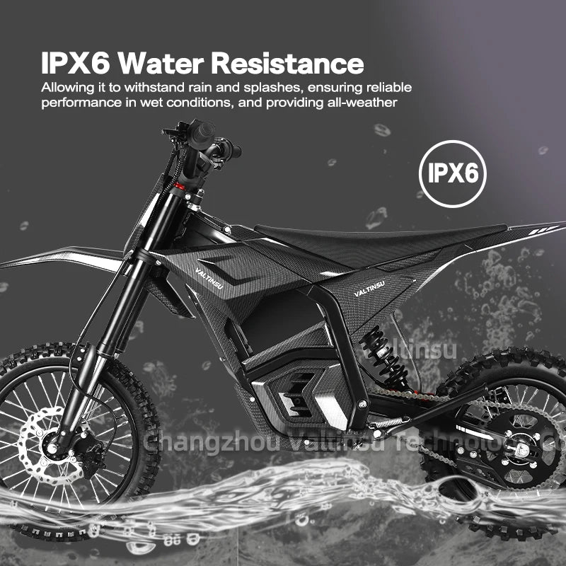 VALTINSU EM-5 48V 2500 W 30Mph Full Size Performance Electric Dirt Bike All Terrain Ebike