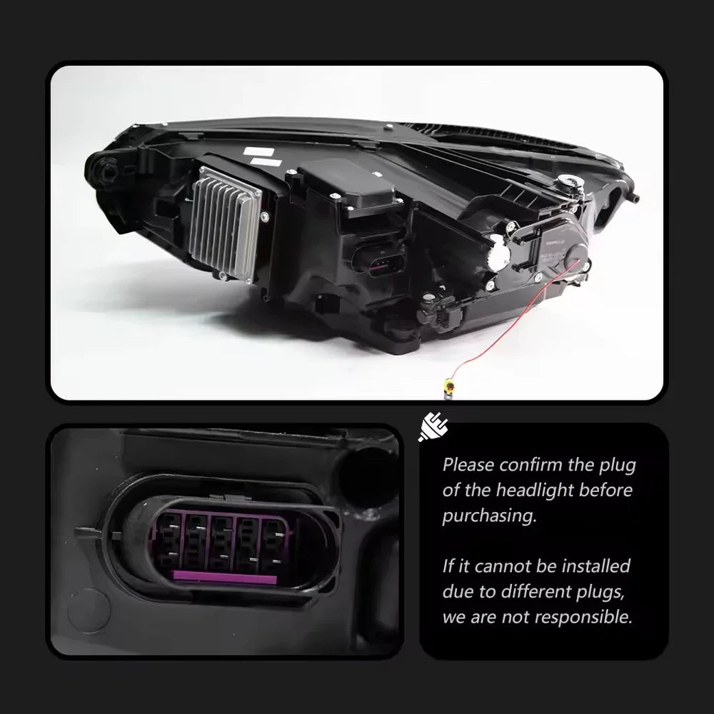 TYPY New LED Head Lamp Upgrade Modified For VW Passat B8 LED Headlight 2016-2022 Dynamic Signal Head Lamp Auto Accessories