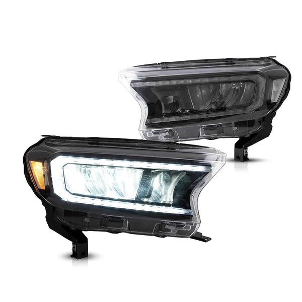 Auto Parts LED Head Lamps Car Headlights Assembly Front Lamp 2015-2018 2019 2020 w/Sequential Turn Signal For Ford Ranger T6 T7