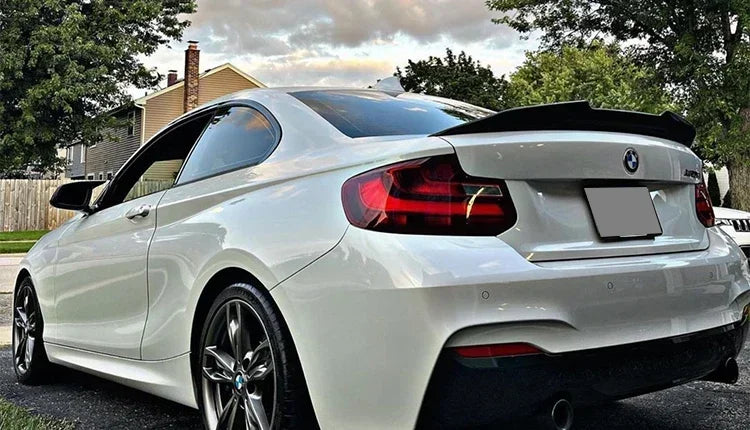 MP M4 PSM Style Rear Bumper Spoiler Lip for BMW 2 Series F22 F23 F87 2014-2021 Roof Trunk Wing Tail Top Wing Rear Wing