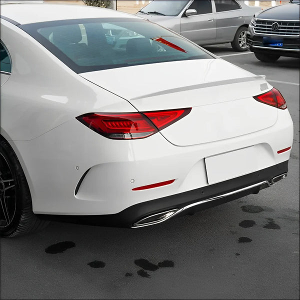 Car Rear Trunk Spoiler Splitter Trim Roof Wing For Mercedes CLS C257 CLS220 CLS260 CLS300 CLS350 CLS400 CLS53 AMG 2018-2023