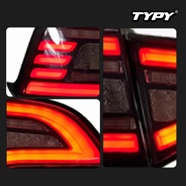 TYPY Car Lights For Tesla Model 3/Y 2019-2022 Taillight LED Projetor Tail Lamp Daytime Running Light Automotive Accessories