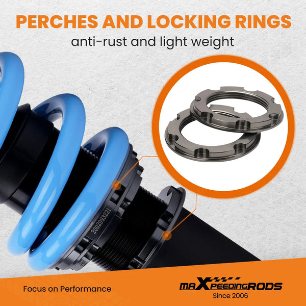 Coilovers for Lexus IS250/IS350 RWD 2006-2013 for Lexus GS300/GS350 2008-2014 24 Ways Damper Adjustable Coilovers Suspension Kit