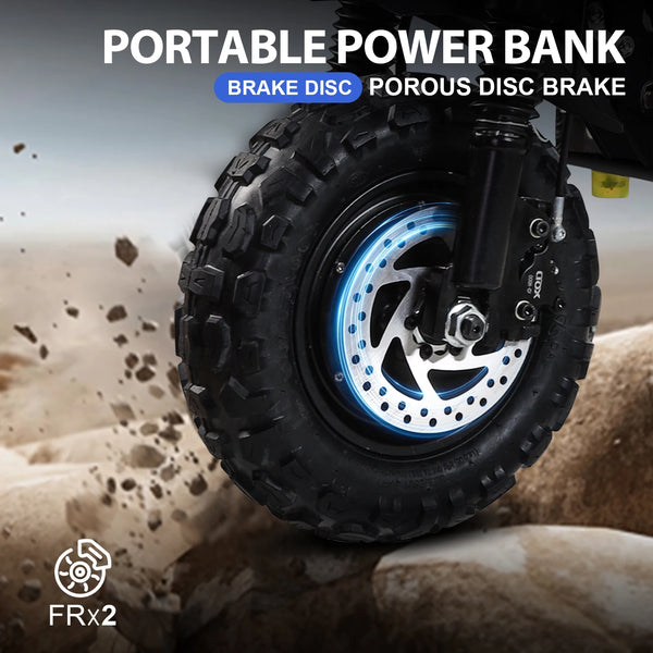 FREEBOY J30max Adult Foldable Escooter 3000W*2 Electric Scooter 60V38AH 11 INCH OFF-ROAD TIRE E-Mountain Scooter