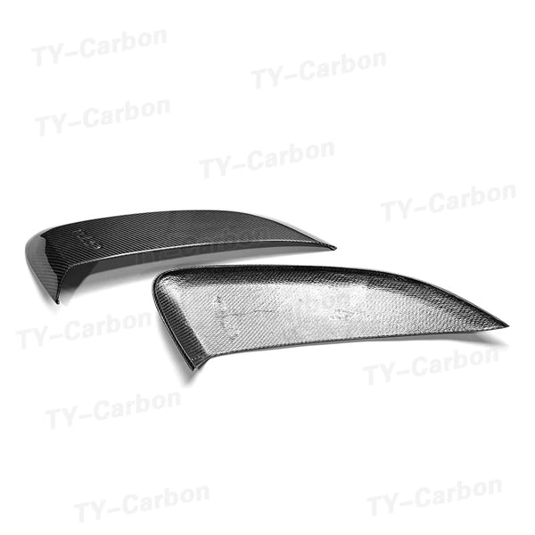 Real Carbon Fiber Side Vents Splitter For For Porsche 718 981 Boxster Cayman Accessories Side Air Vents 2pcs Bodikit 2013-2024