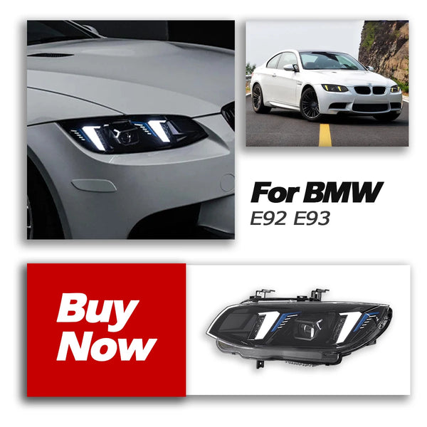 TYPY New LED Car Headlights For BMW E92 E93 Headlight 2011-2013 Signals Auto Accessories Daytime Running Lights