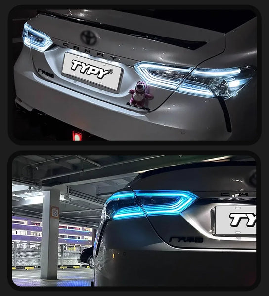 TYPY Car Lights For Toyota Camry RGB Taillight 2018-2023 LED Projetor Tail Lamp Daytime Running Light Automotive Accessories