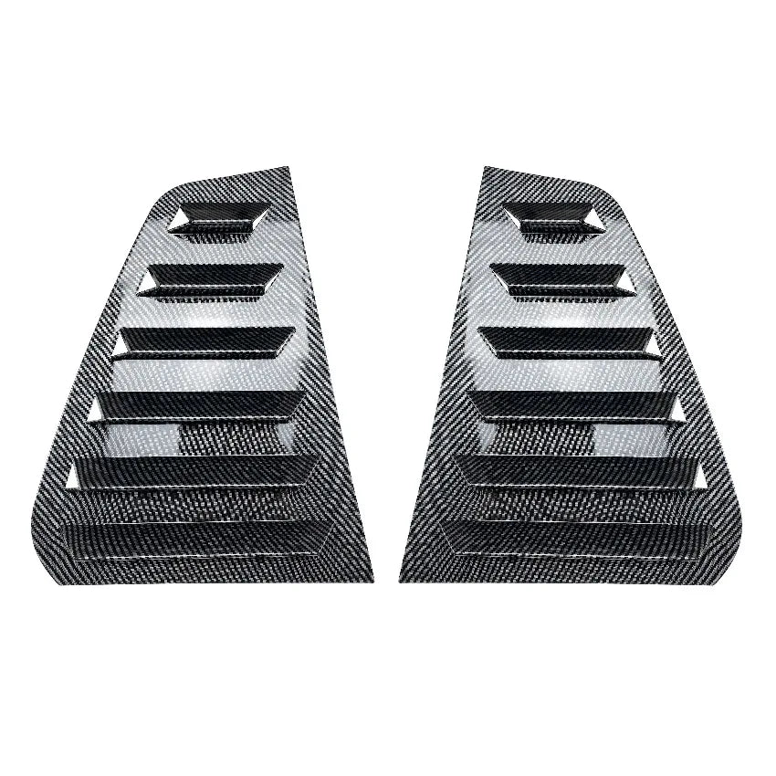 For VW Golf 5 Golf 6 Golf 7 MK5 MK6 MK7 MK7.5 2003-2020 Rear Side Window Trim Spoiler 1Pair Window Shutter Cover Louver Air Vent