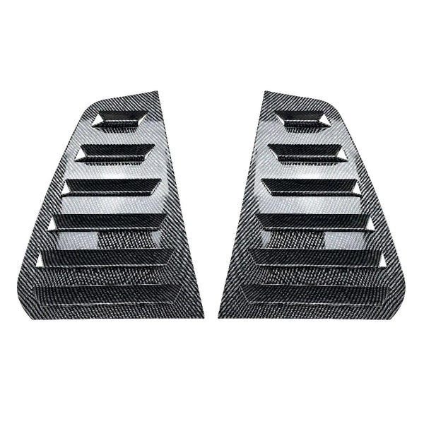 For VW Golf 5 Golf 6 Golf 7 MK5 MK6 MK7 MK7.5 2003-2020 Rear Side Window Trim Spoiler 1Pair Window Shutter Cover Louver Air Vent