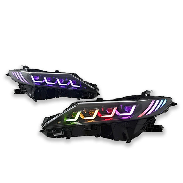 TYPY Car Lights For Toyota Camry RGB 2018-2024 Headlight LED Projetor head Lamp Daytime Running Light Automotive Accessories