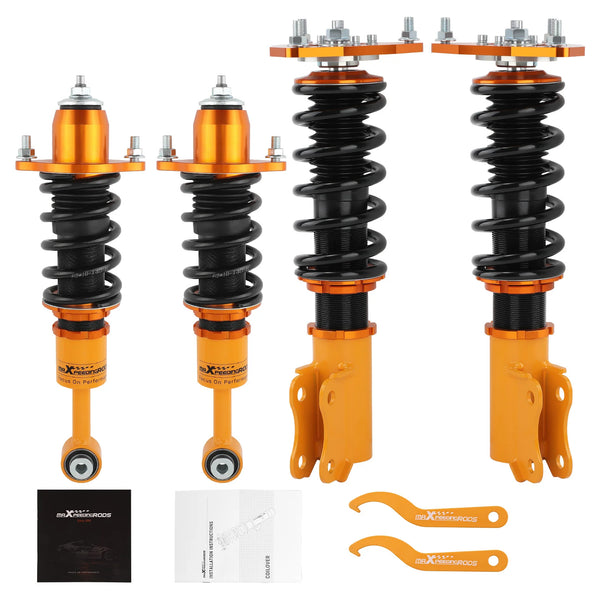 Suspension Coil Spring Kit Front + Rear For Mitsubishi Lancer CS6A /CS7A FWD Coilovers Springs Struts Shocks Absorbers