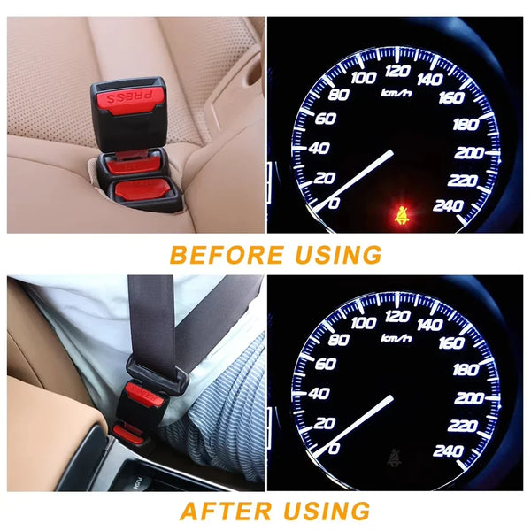 Car Seat Belt Clip Extender Safety Seatbelt Lock Buckle Plug Thick Insert Socket Extender Safety Buckle Seat Belt Accessorie