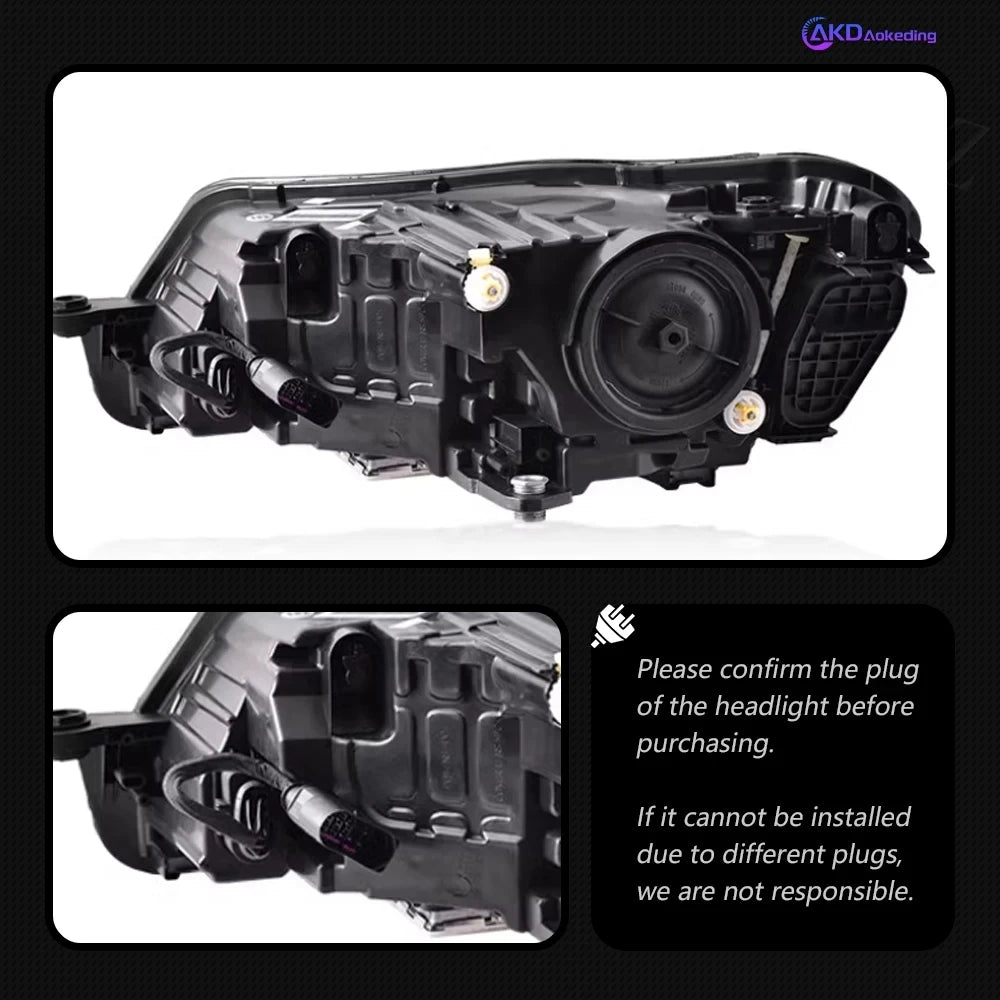 Headlight For Skoda Superb 2016-2018 автомобильные товары 12V H7 LED 2 PCS Light AKD Car Decoration Accessories Superb Head Lamp