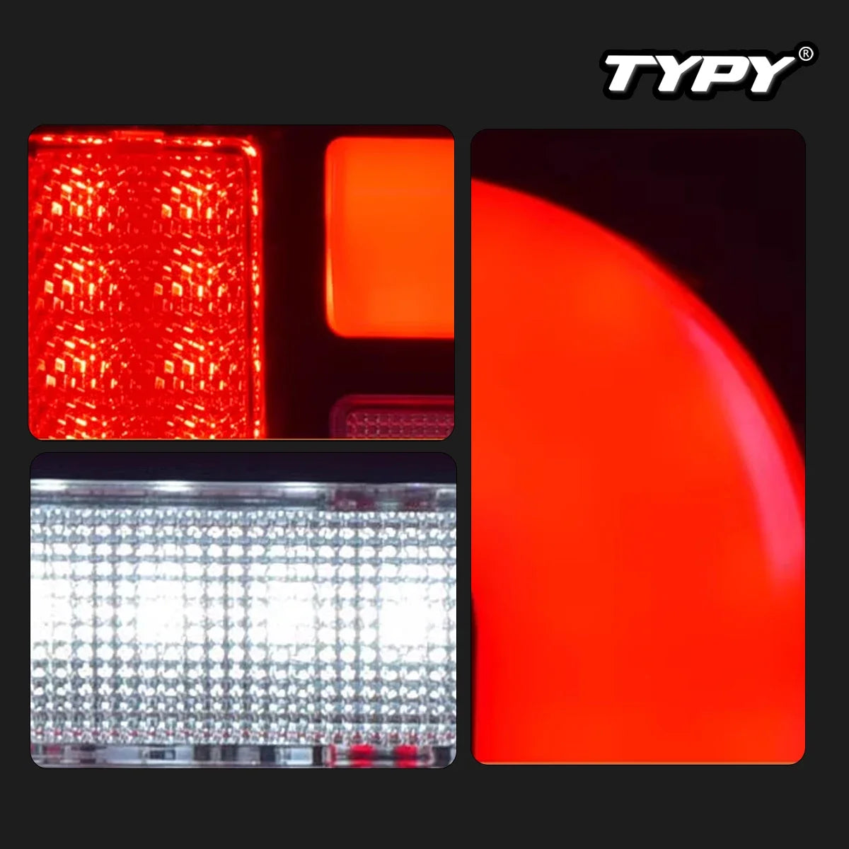 TYPY Dynamic Turn Signal Tail Lamp Automotive Accessories Upgrade Modified New LED For Suzuki Jimny 2018-2024 Taillights