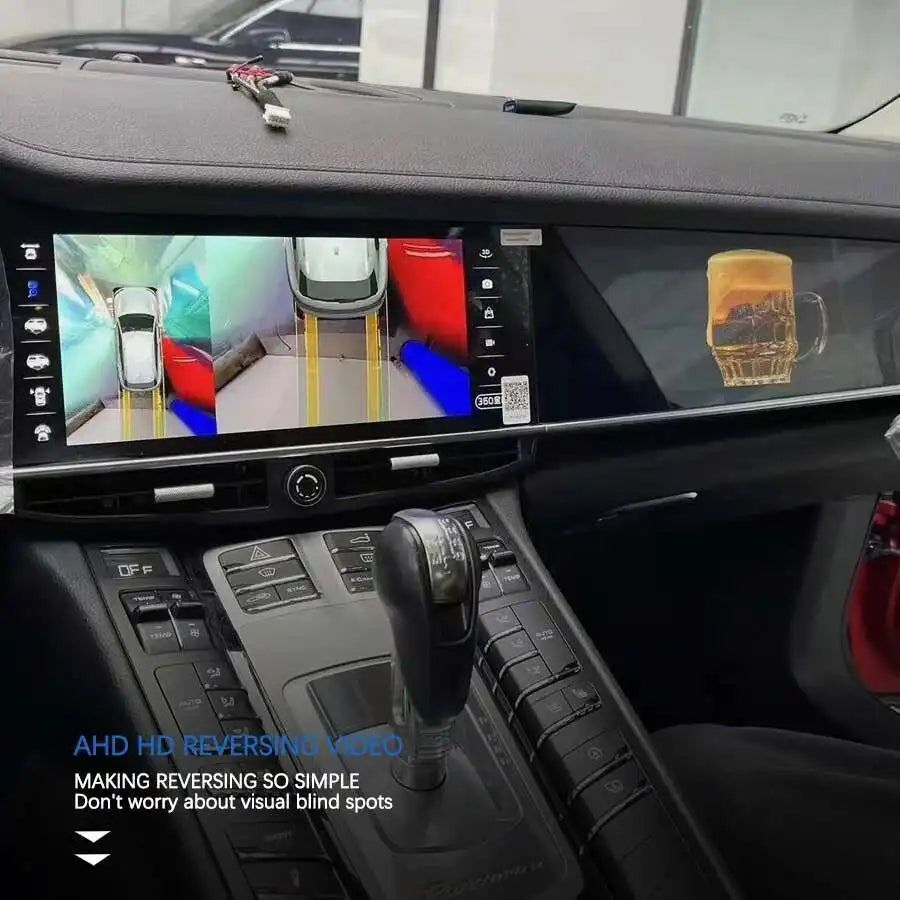 12.3inch + 11.4inch Android Multimedia Video Player For Porsche Panamera 970 Upgraded Interactive Dual Screen Carplay Navigation