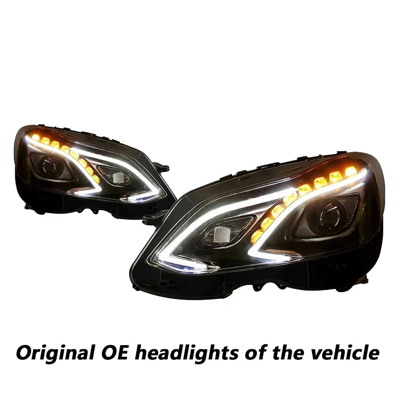 TYPY Car Headlights For Benz E-Class W212 2010-2016 LED Car Lamps Daytime Running Lights Dynamic Turn Signals Car Accessories