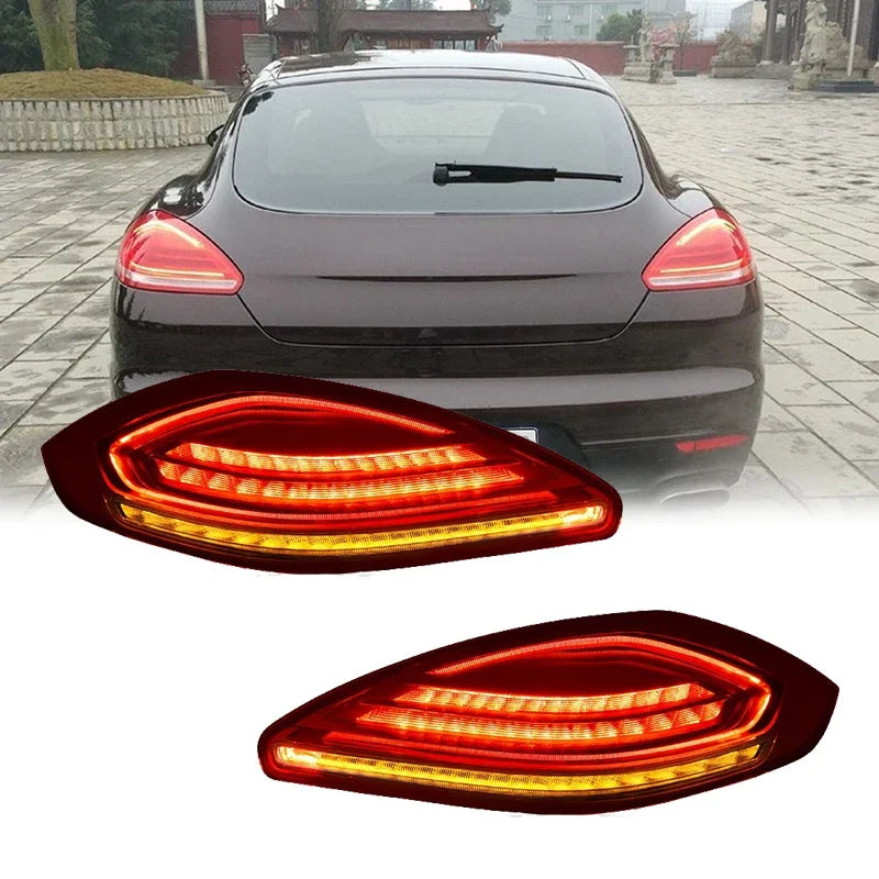 Car LED Taillights For Porsche Panamera 970.1 2010 2011 2012 2013 Modified Led Turn Signal Rear Tail Lights Replace Halogen