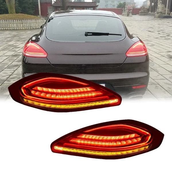 Car LED Taillights For Porsche Panamera 970.1 2010 2011 2012 2013 Modified Led Turn Signal Rear Tail Lights Replace Halogen