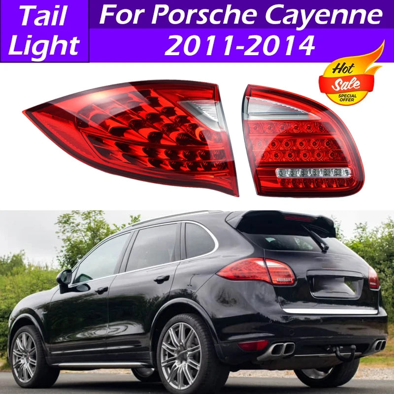 95863109604 95863109402 Car Rear Bumper Tail Light Assembly Tail Lamp Stop Brake Light For Porsche Cayenne 2011 2012 2013 2014