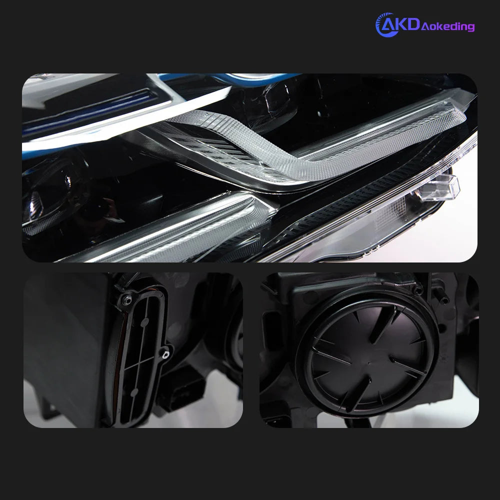 AKD LED Car Headlights For BMW X3 2010-2017 X4 F26 F25 Headlight Assembly DRL Turn Signal Projector Headlights Plug Play