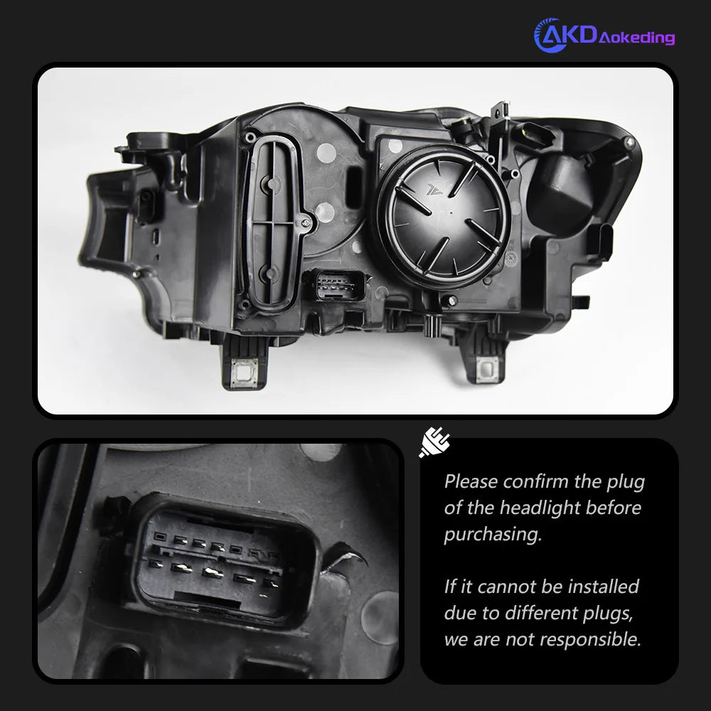 AKD LED Car Headlights For BMW X3 2010-2017 X4 F26 F25 Headlight Assembly DRL Turn Signal Projector Headlights Plug Play