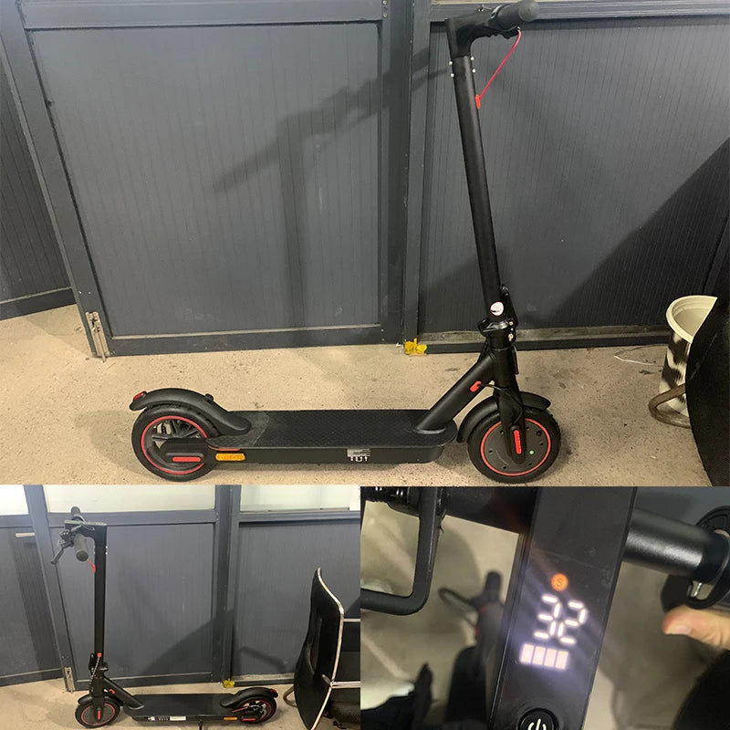 30KM Electric Scooter Adult 350W Foldable Electric Scooter 8.5 Inch Tire 36V/10.5ah E-scooter Dual Brake System Waterproof E9pro