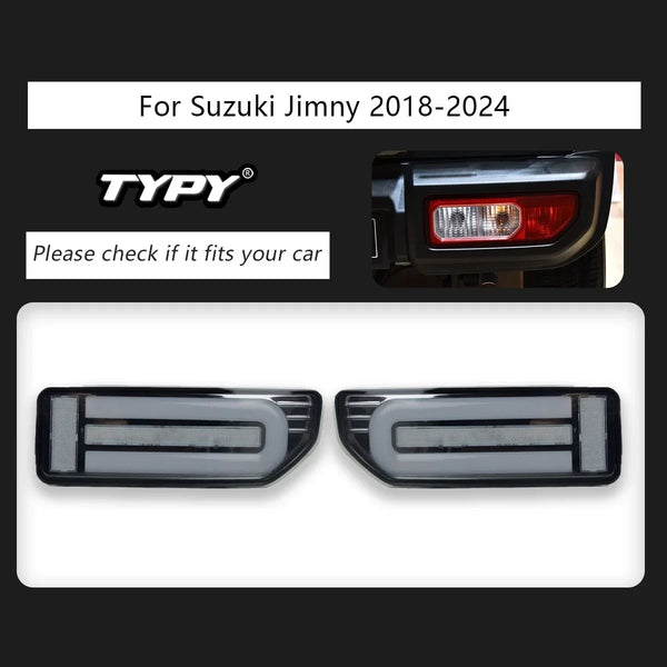 TYPY Dynamic Turn Signal Tail Lamp Automotive Accessories Upgrade Modified New LED For Suzuki Jimny 2018-2024 Taillights