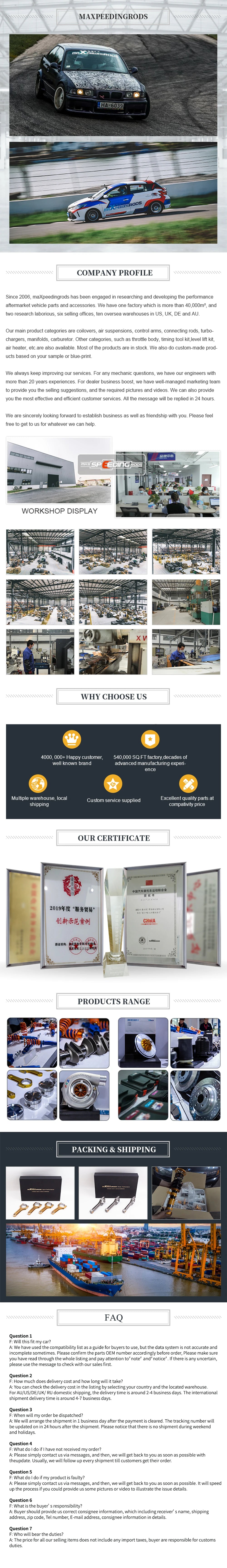 2x Front Coilover Lowering Kit for BMW X5 E53 00-06 Adjustable Height Struts