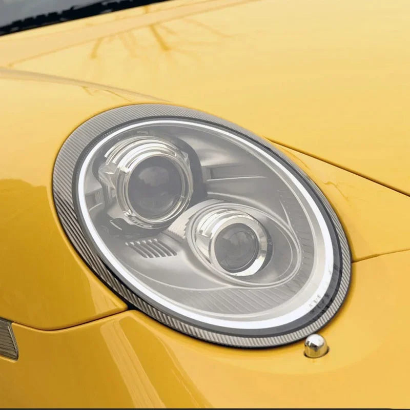 For Porsche Carrera 997 911 2005-2011 Headlamp Cover Transparent Shade Lamp Headlight Shell Lens