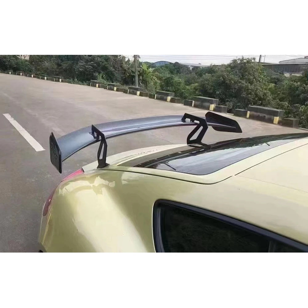 FOR Porsche Cayman 718 981 Boxster GT4 RS Style Car External Decoration Rear Trunk Wing Carbon Fiber Rear Spoiler Tail Wings
