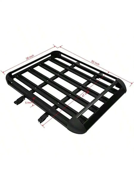 Aintier Roof Rack for 48" Crossbars Cargo Basket – Roof Cargo Rack Luggage Carrier Compatible