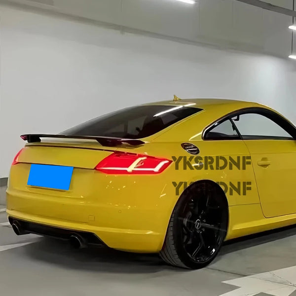 Carbon Fiber Car Rear Trunk Spoiler Wings For Audi TT MK2 MK3 8S TTS TTRS Sline Coupe 2008-2020 Rear Spoiler Boot Lid Wing Lip