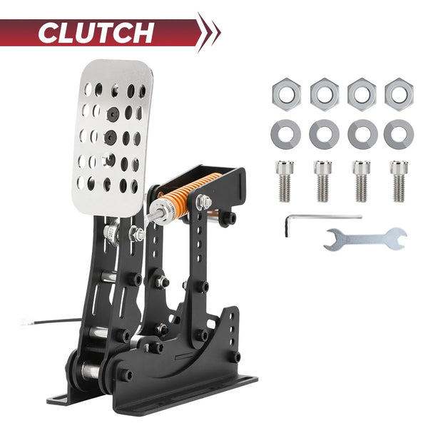 SimRuito Racing pedals Simulator Cockpit Metal material For PC 200KGLoad cell Driving Simulator ﻿