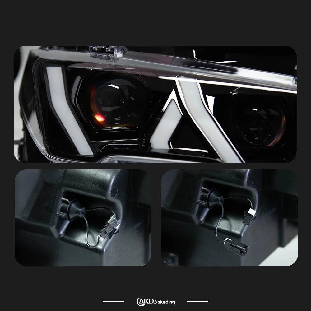 AKD Head Lamp for Trumpchi Empow LED Headlight 2020-2024 Headlights Empow DRL Turn Signal High Beam Angel Eye Projector Lens