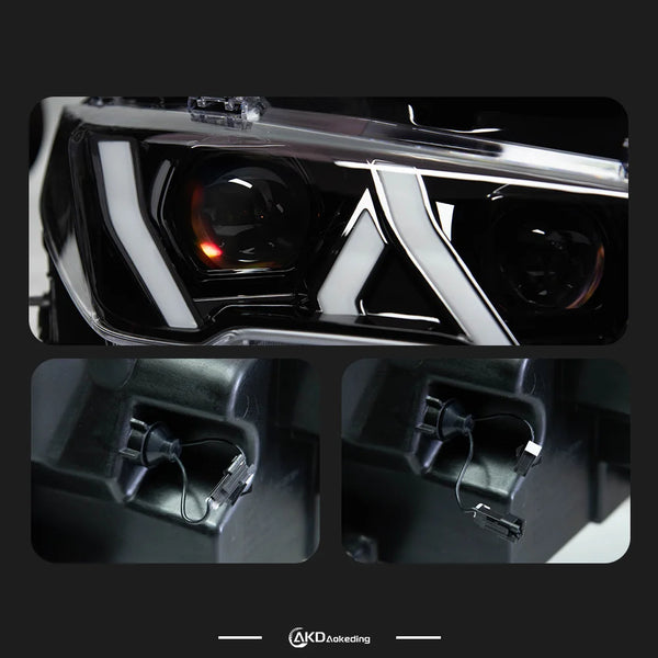 AKD Head Lamp for Trumpchi Empow LED Headlight 2020-2024 Headlights Empow DRL Turn Signal High Beam Angel Eye Projector Lens